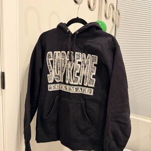 Supreme Fxxx Fm All Sweatshirt Black Men Size Medium